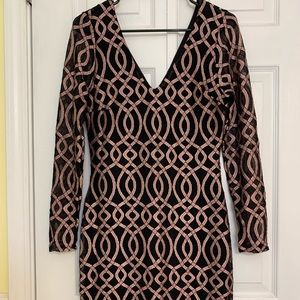 Cocktail dress Charlotte Russe size L SPARKLE